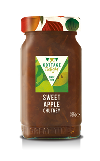 Sød Æble Chutney fra Cottage Delight 310 g
